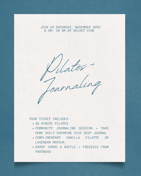 Mindset x Movement Powered by Daily Dopamine, Hosted by Pilattes