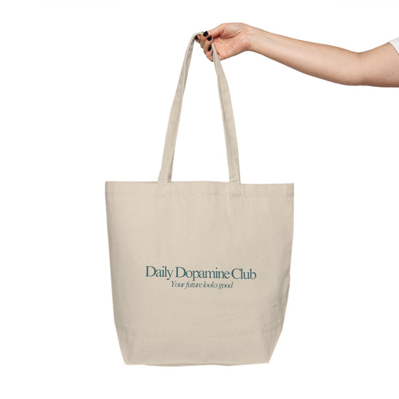 Daily Dopamine Club Tote Bag - Stylish Canvas Shopping Tote for Eco-Friendly Living, Ideal Gift for Friends and Family, Perfect for [...]
