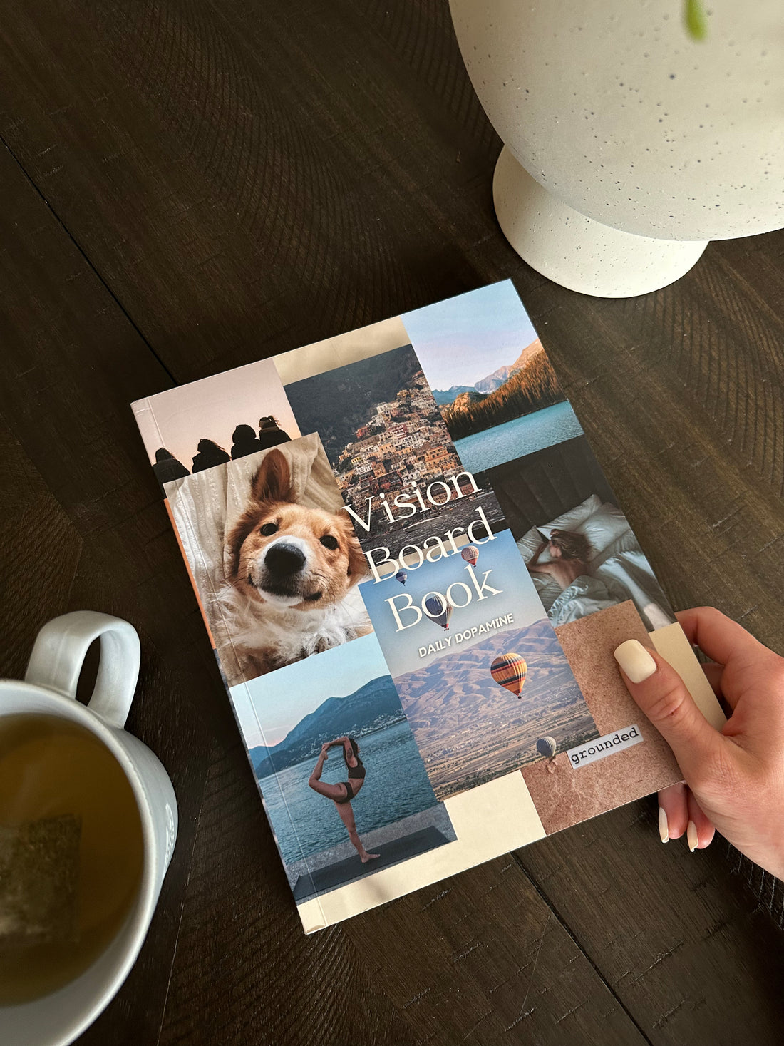 Vision Board Book LUXE - Journal With Cutouts, Integrated Vision